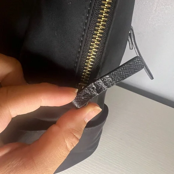 🛑SOLD🛑KATE SPADE NEW YORK Nylon Leather-Trimmed Backpack 🖤♠️ - Picture 9 of 17